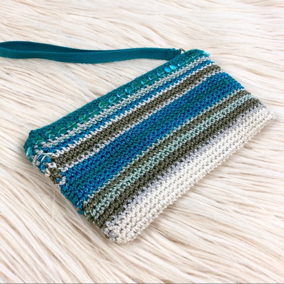 [Old Navy] Sparkle & Striped Wristlet - Picture 4 of 6